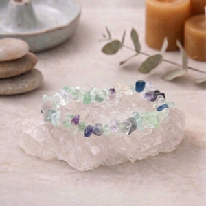 Pulseira Fluorite Arco-Íris